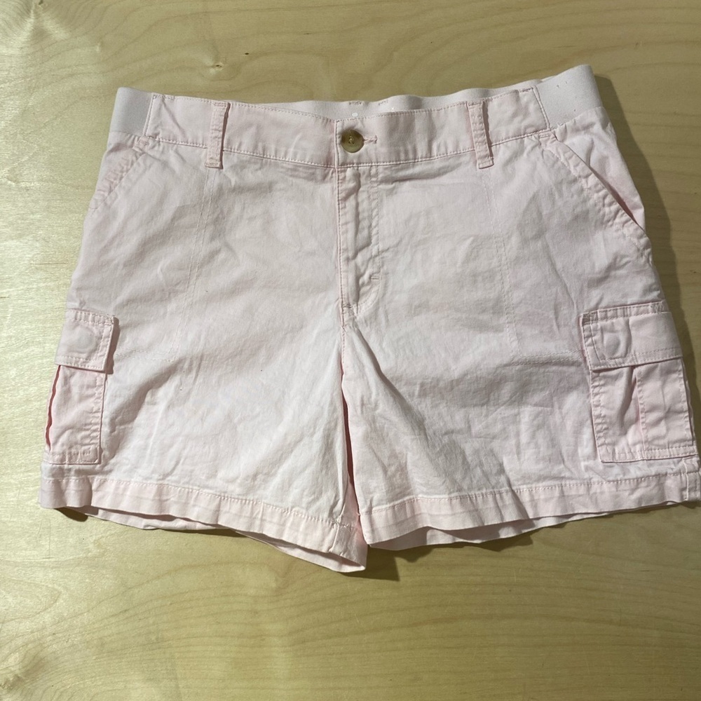 Lee Light Pink Women's Cargo Shorts 14 M (OE)